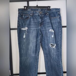 A.N.A Distressed Women's Boyfriend Jeans, Sz 14.